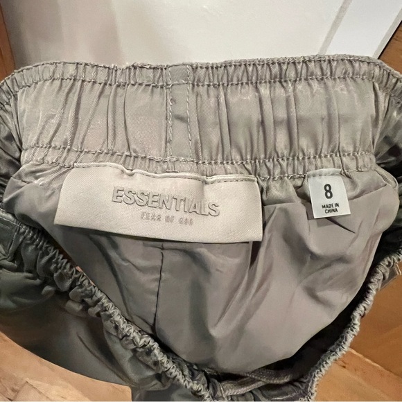 Esstentials Fear Of God | Nylon Shorts | Taupe | Youth Size 8 - Picture 6 of 6